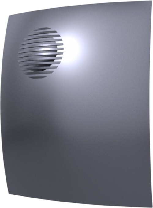картинка *PARUS 4С Gray metal,Вентилятор осевой вытяжной с обратным клапаном D 100, декоративный 15 шт в магазине ТМК