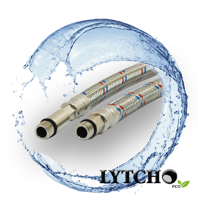 картинка Подводка для смесителя "Lytcho eco" 1/2 сталь 0,5м  в магазине ТМК