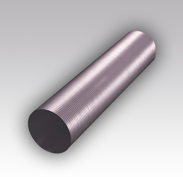 картинка 10ВА Воздуховод гибкий алюминиевый гофрированный, L до 3м 20шт/уп в магазине ТМК