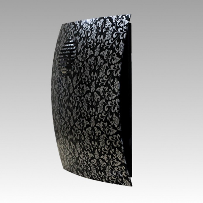 картинка *PARUS 4С Black design, Вентилятор осевой вытяжной с обратным клапаном D 100, декоративный 15 шт в магазине ТМК
