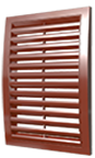 картинка 3535РРН кор Решетка наружная ASA вентиляционная вытяжная 350*350  18шт/уп в магазине ТМК